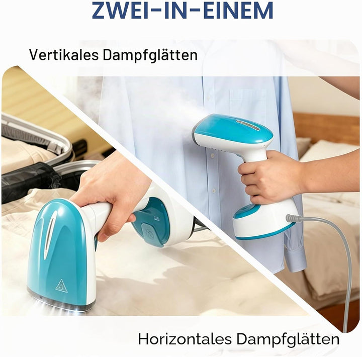 VINATO Dampfglätter 1200W Dampfbürste 30s Schnellaufheizender Garment Steamer für Reisen und Zuhause