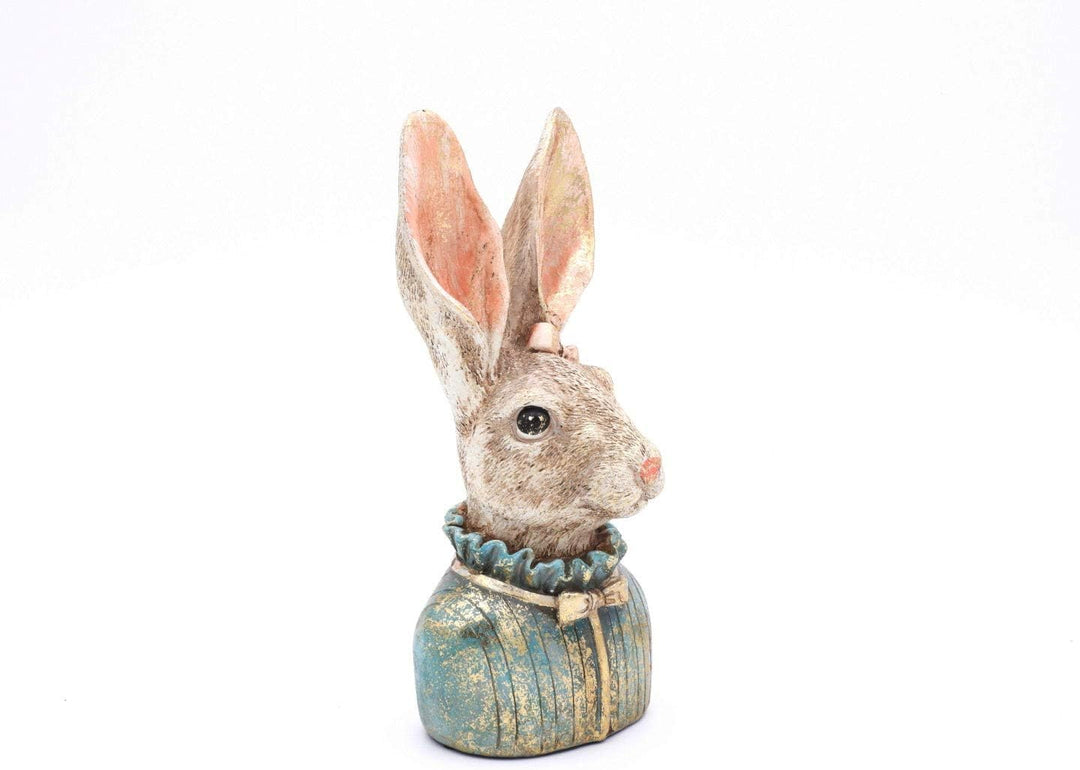 Hasenskulpturen 2 Stück als Pärchen, ca. 22 cm hoch, Hasenfiguren Klara und Karl