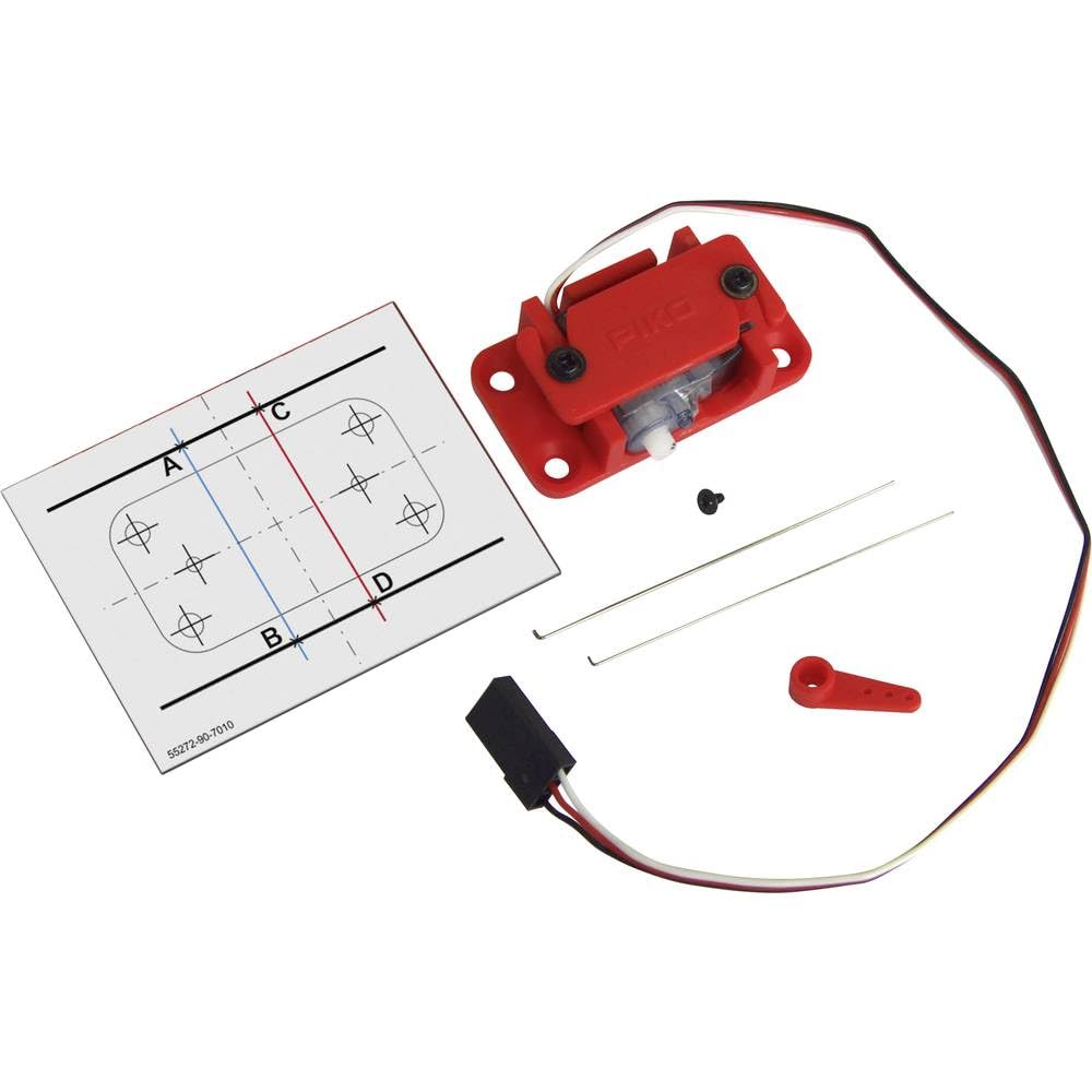 Piko 55272 Unterflur-Weichenantrieb, Schienenfahrzeug, Rot, M
