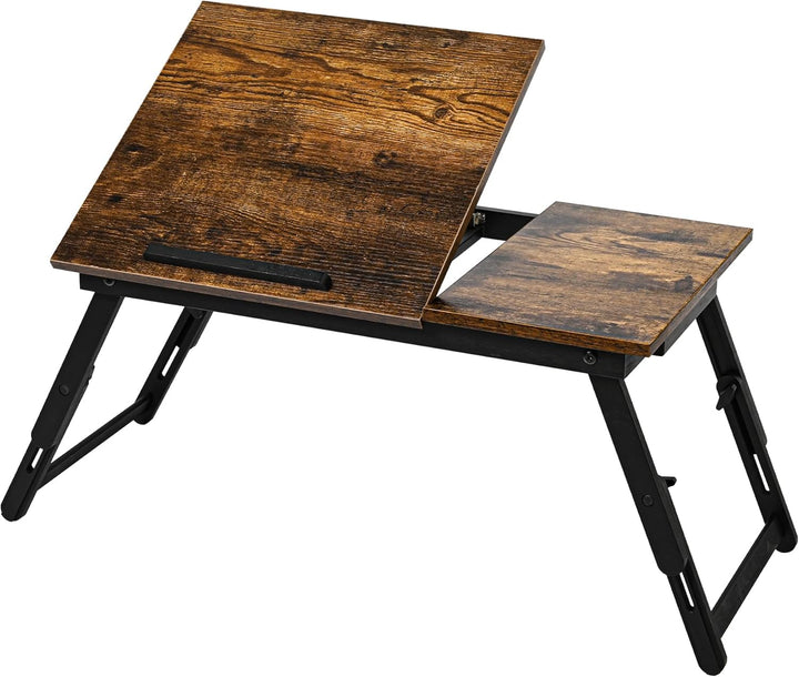 VASMIA Laptoptisch für Bett und Couch, Klapptisch, Frühstück Serviertablett mit klappbaren Beinen, h