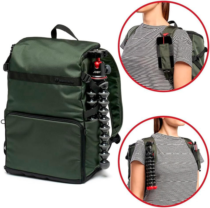 Manfrotto Street Slim Photography Backpack Pour Appareil Reflex et Hybride, Ouverture Avant et Arriè