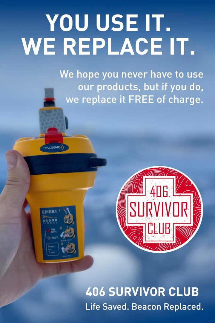 Ocean Signal Rescue ME EPIRB1 – EPI3120 – programmiert für UK-Registrierung. Schwarz, Schwarz