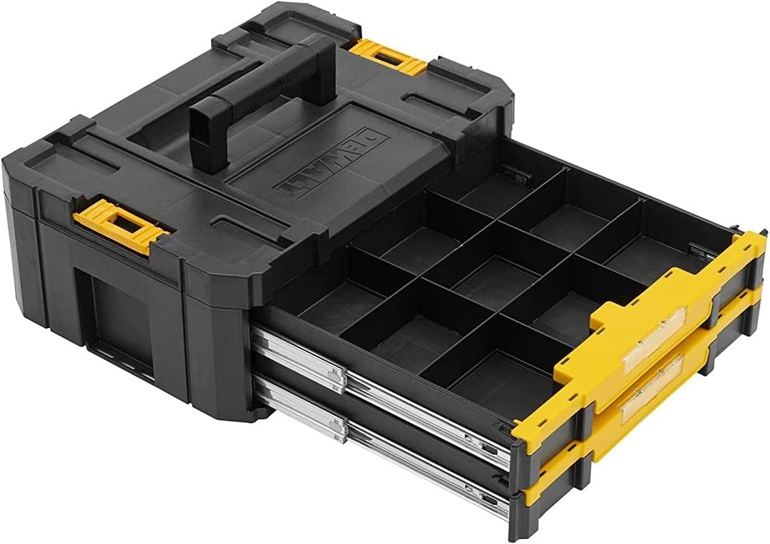 Kompakter Werkzeugkasten mit sicheren Verriegelungen, robuster Bauweise und modularem Design Ideal f