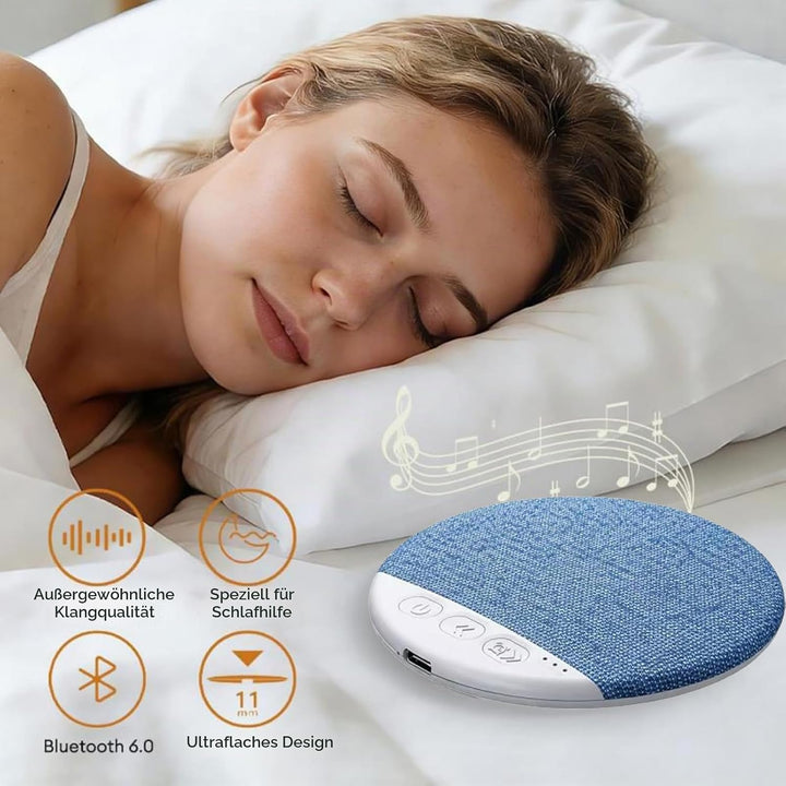 Ultra-Thin Bluetooth Pillow Speaker with Bluetooth 6.0, Ultraflacher Bluetooth Kopfkissenlautspreche