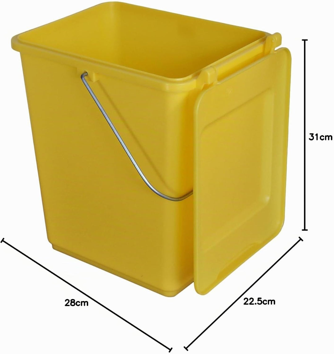 Sulo Bio Boy 10 Liter mit Deckel und Henkel – Geruchsdicht und leicht Abwaschbar – Als Bio Mülleimer