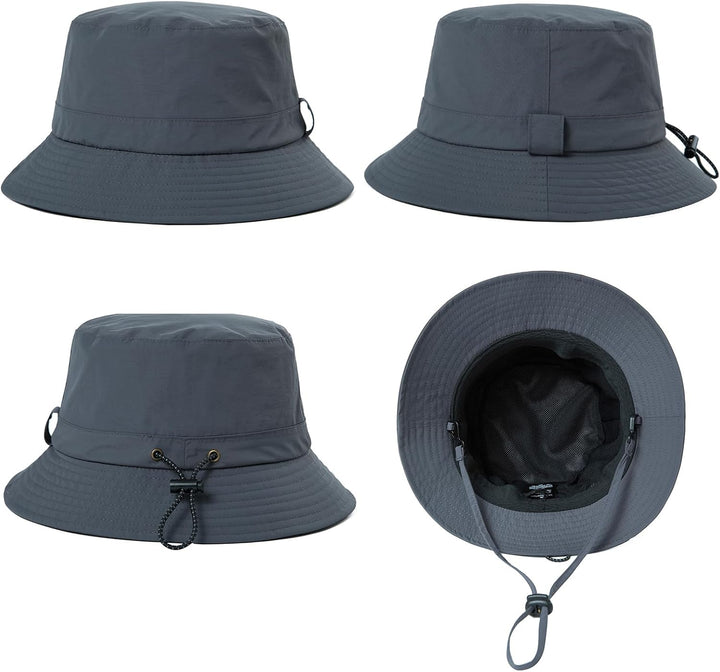 Comhats Regenhut Unisex für Damen Herren Wasserdichter Bucket hat Faltbar Eimerhut Strand Surfen Ang