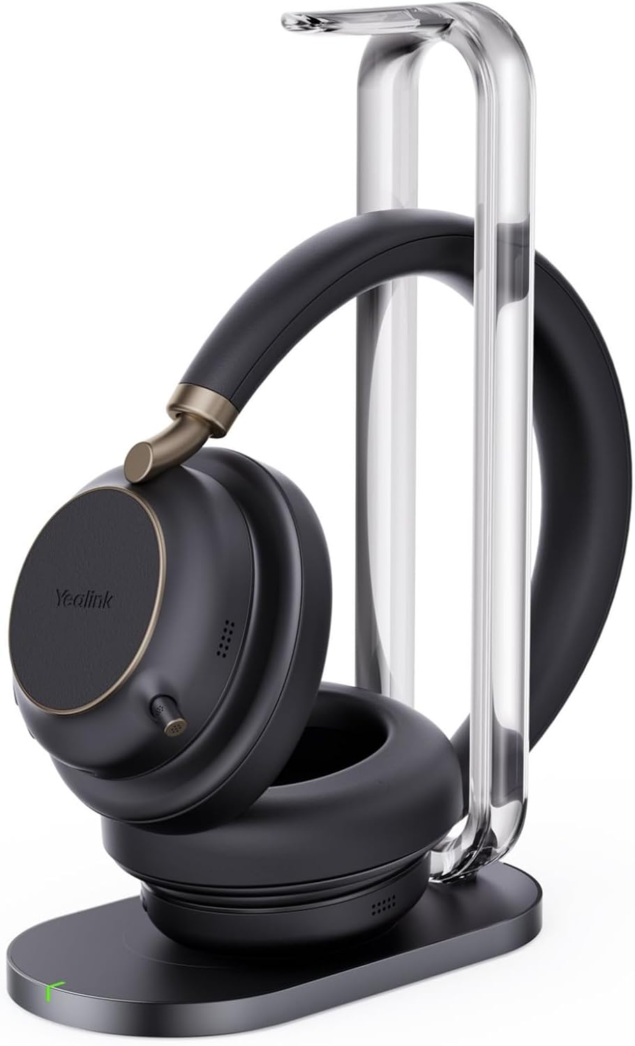 Yealink BH 76 Plus Teams Headset inkl. Ladeständer – Bluetooth, ANC, 40h Akkulaufzeit, USB-C/A, Schw