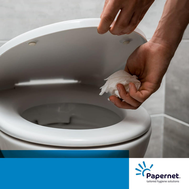 Papernet Kleinrollen - Toilettenpapier: Kleinrollen - Toilettenpapier Bio Tech, Weiss, 12 Verpackung