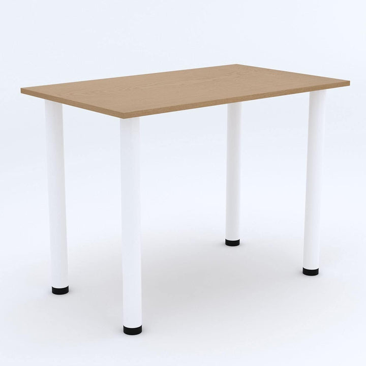 AKKE 60x40 | Esszimmertisch - Esstisch - Tisch mit weissen Beinen - Küchentisch - Bürotisch | Eiche