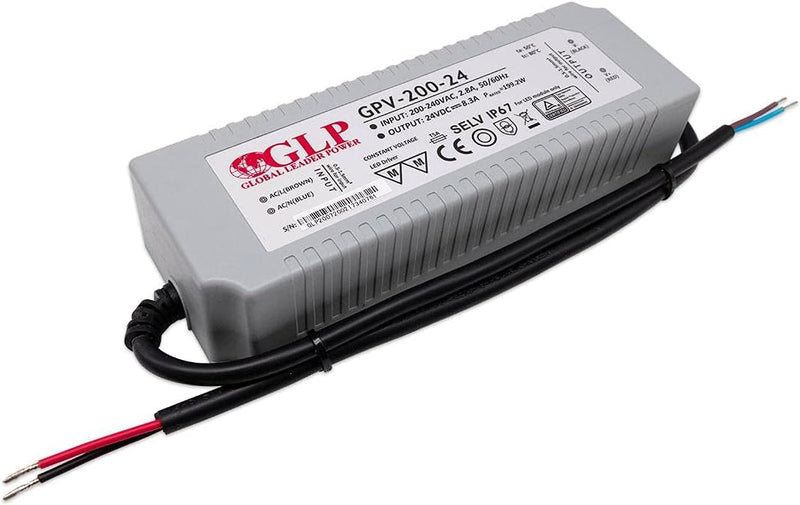 GLP GPV-200-24 LED Netzteil 199.2W 24V 8.3A IP67 Schaltnetzteil CV