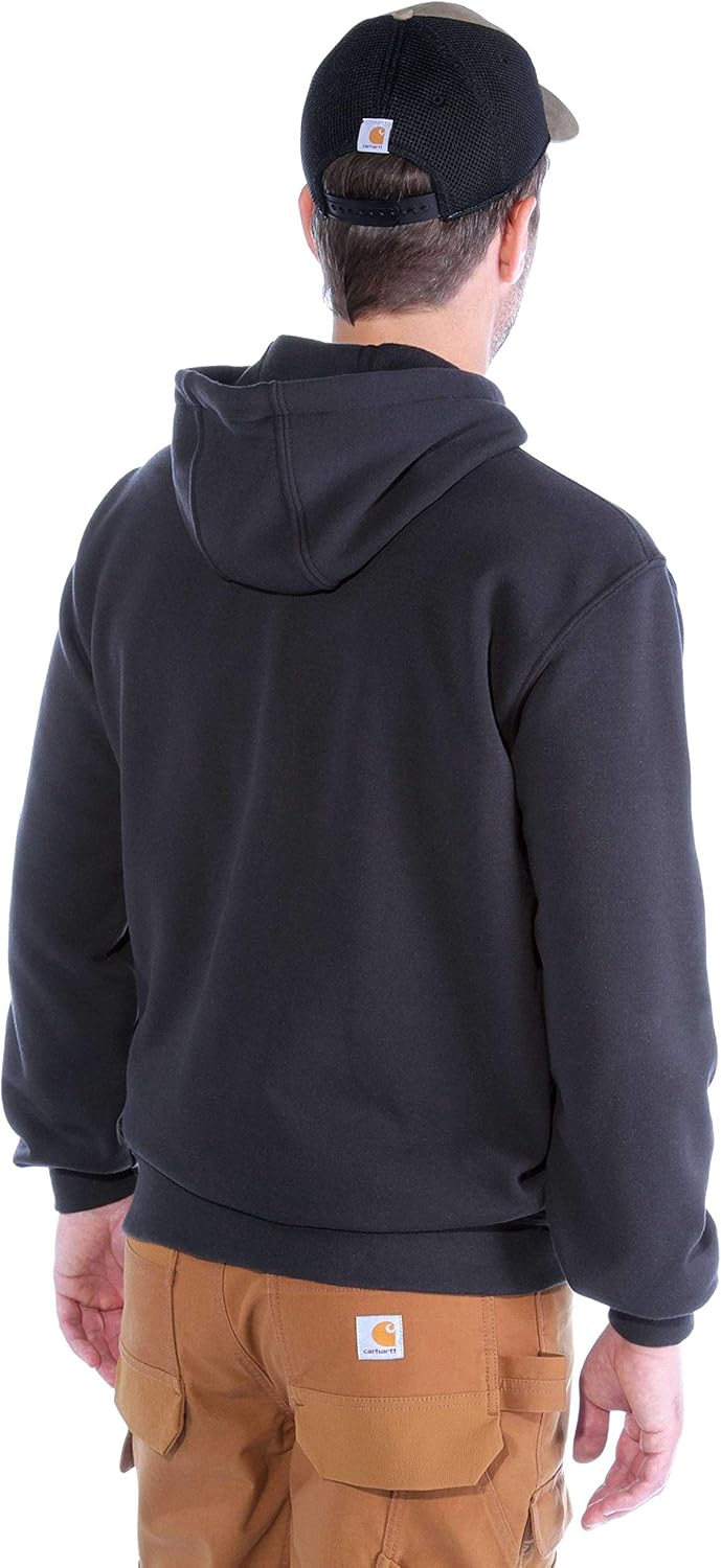 Carhartt Herren-Sweatshirt mit charakteristischem Logo und Kapuze, mittelschwer XS Schwarz, XS Schwa