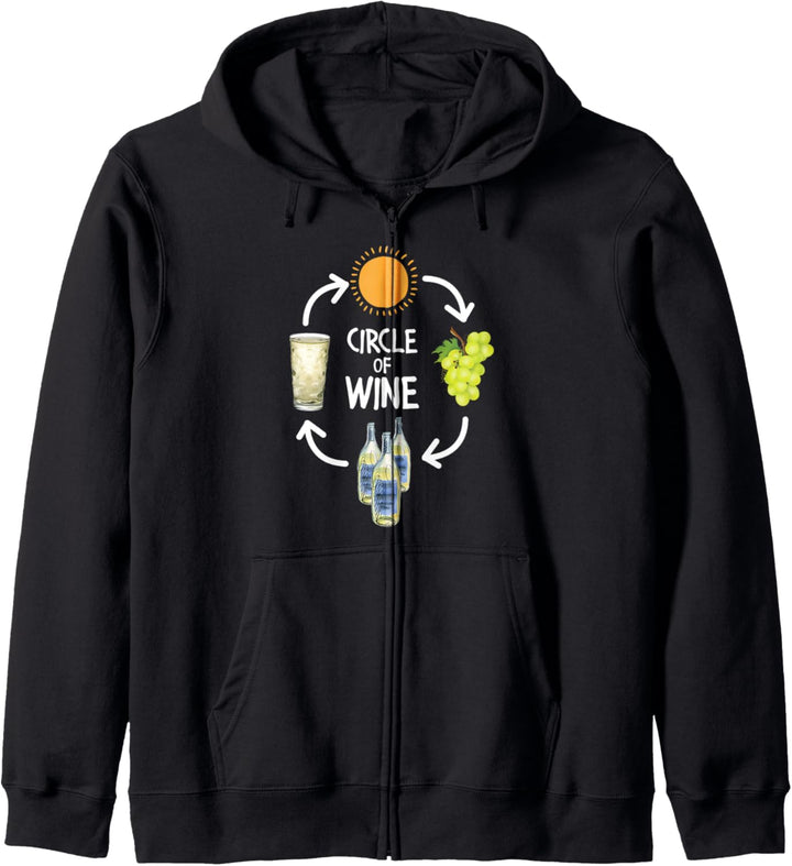 Circle of Wine Pfalz Palz Pfälzer Dialekt Weinschorle Woi Kapuzenjacke
