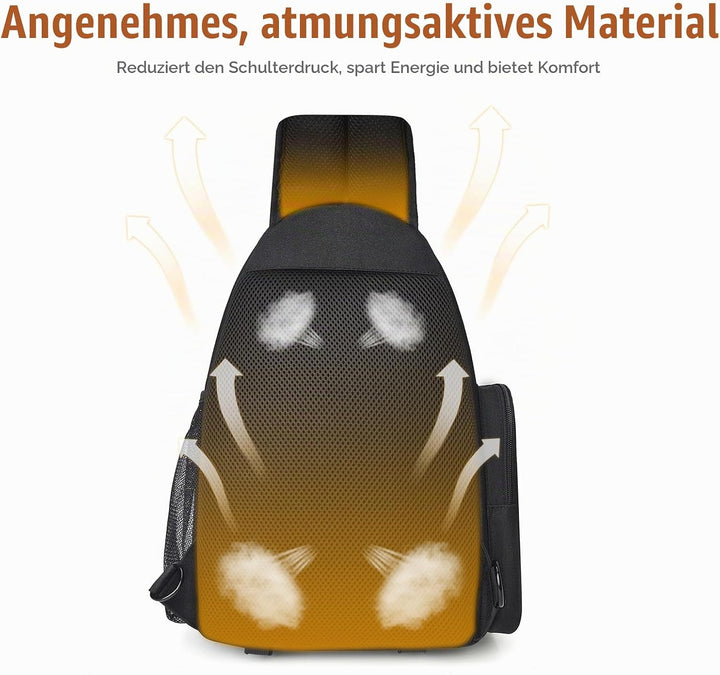 Cwatcun Kameratasche, Kamera-Umhängetasche, SLR-Kameratasche mit USB-Ladeanschluss Kompatibe, wasser