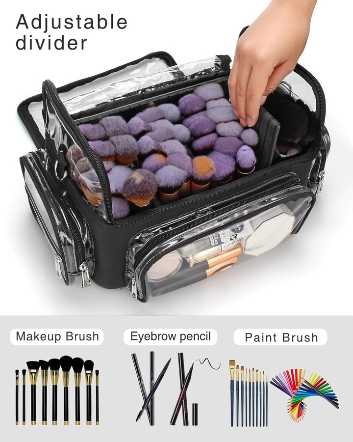 Kosmetikpinsel-Tasche Extra Gross Profi Kosmetikpinselbeutel XL Essentials für Kosmetikerinnen Reise
