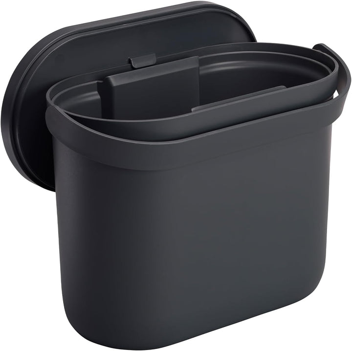 GARANTIA NOVA Biomülleimer 8 Liter Graphite Grey - für klare Küchenordnung auf der Arbeitsplatte - m