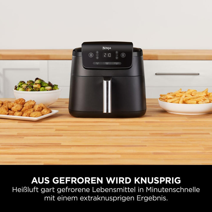 Ninja Luftfritteuse 4,7L 3in1 Luftfritteuse Fritteuse Heissluftfritteuse Heissluftfritteuse 1-2 Port