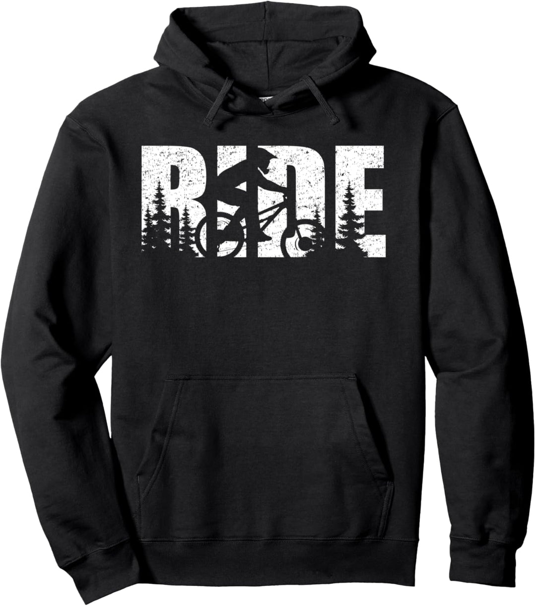 Ride - Lustiges Fahrrad Mountainbike MTB Pullover Hoodie
