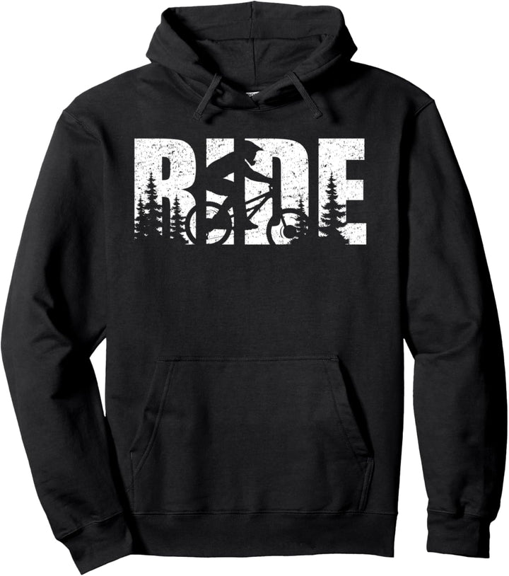 Ride - Lustiges Fahrrad Mountainbike MTB Pullover Hoodie