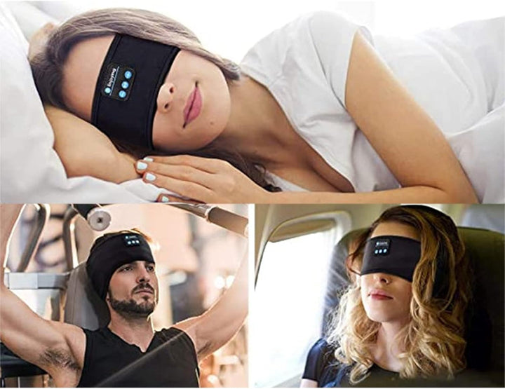 Drahtlose Sportkopfhörer, Schlafkopfhörer, Bluetooth 5.2-Kopfband, HD-Stereolautsprecher, Schlaf, Tr