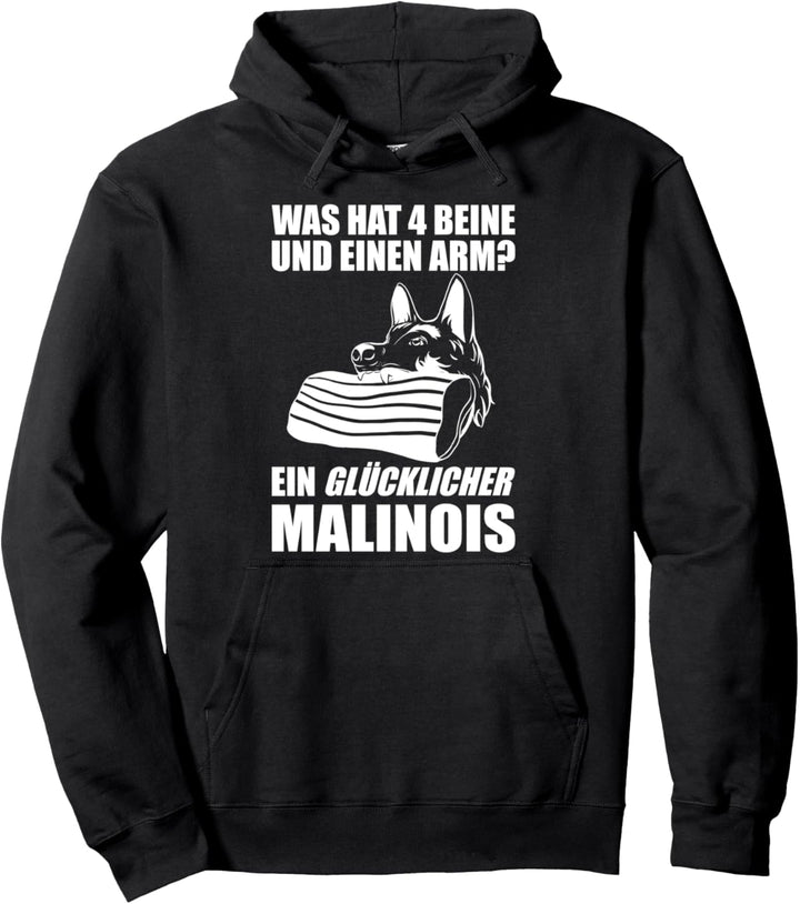 Belgian Malinois Glücklicher Malinois für Hundesportler Pullover Hoodie