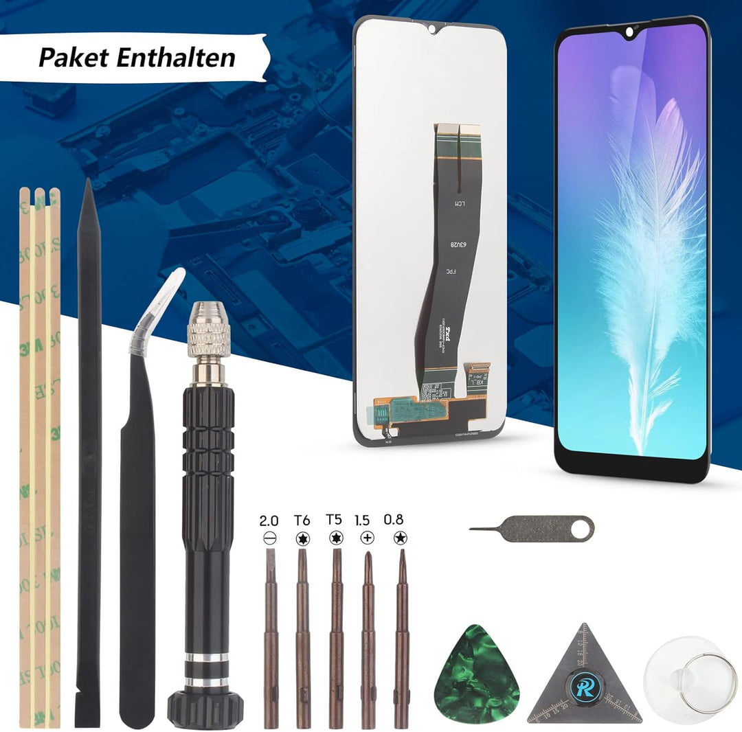 RongZy Ersatz Display Kompatibel für Samsung Galaxy A03/A035G Touchscreen Bildschirm Digitizer Glas