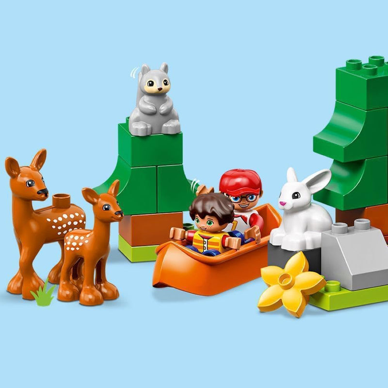 LEGO 10907 DUPLO Tiere der Welt, Tier Spielzeug für Kleinkinder im Alter von 2-5 Jahren, Lernspielze