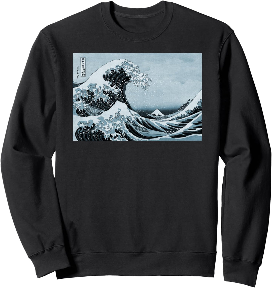 Berühmte Japanische Kunst "Grosse Welle" Hokusai Stilvoll Sweatshirt