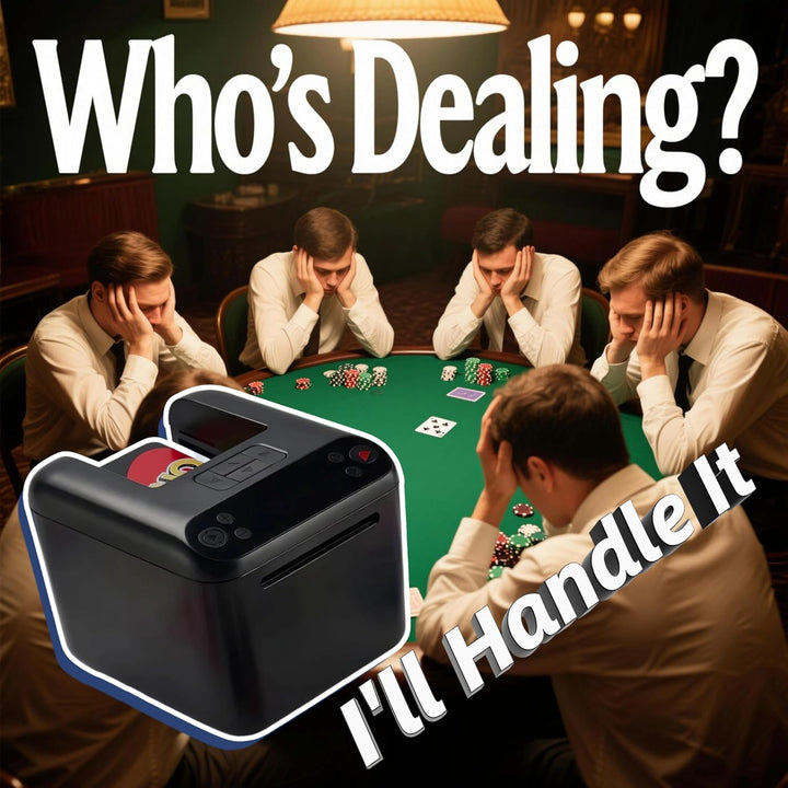 Automatischer Elektrischer Kartensendemaschine, kompatibel mit Poker und UNO, Fähigkeit für 3 Karten