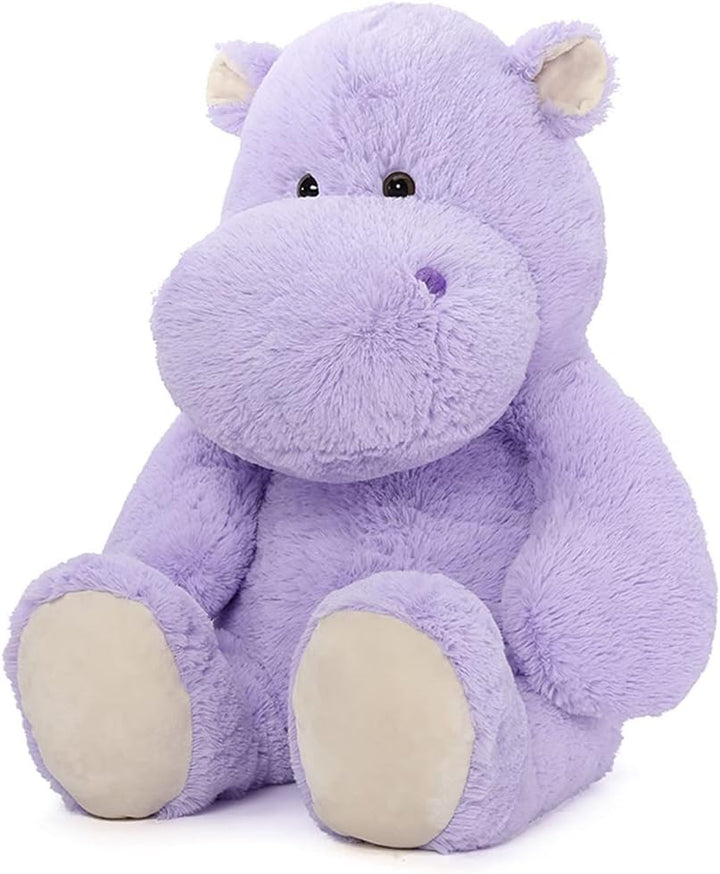 MorisMos Jumbo Plüsch Nilpferd Hippo, grosses Flusspferd Kuscheltier XXL, 90cm Riesen Nilpferd Plüsc