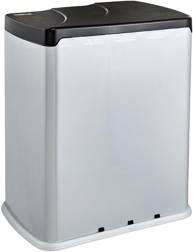 keeeper Treteimer mit 2 Abfallbehältern, 7 l + 15 l, Gunnar,