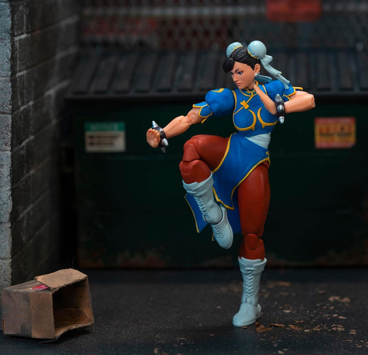 Jada Toys Street Fighter Figur Chun-LI (15 cm) - bewegliche Sammel- und Actionfigur aus Street Fight