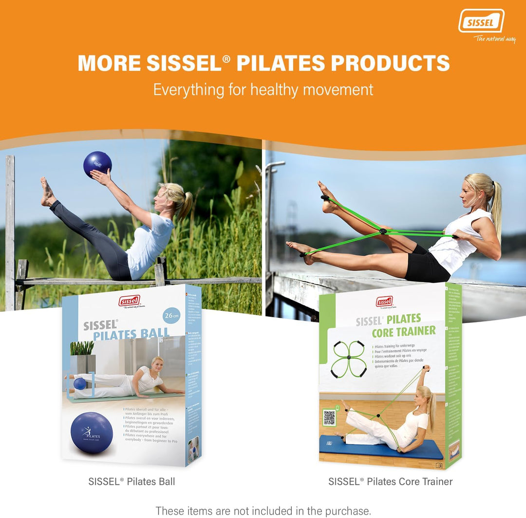 SISSEL® Gymnastikmatte 1,5cm | Hautfreundlich & Rutschfest | Optimale Dämpfung | Leicht Einrollbar |