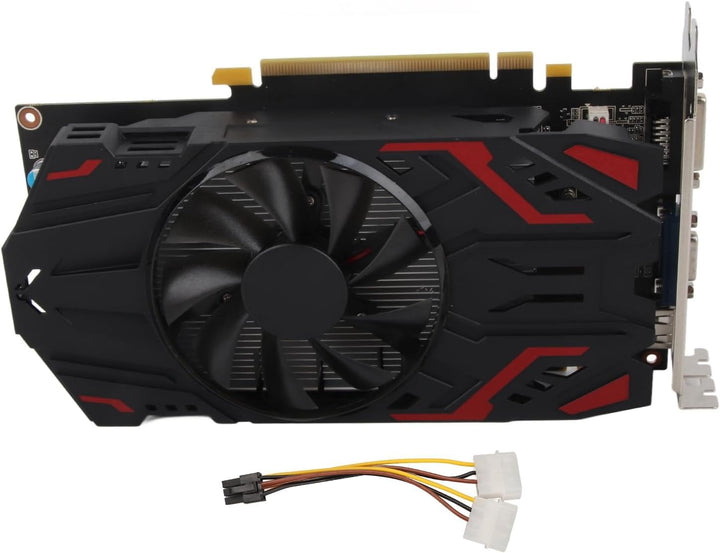 VBESTLIFE GTX550Ti-Grafikkarte, 4 GB 128 BIT GDDR5 3400 MHz Desktop-Computer-Gaming-Grafikkarte, PCI