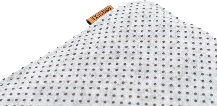 Miqio Design Sitzkissen Rechteckig aus Filz mit Antirutschnoppen | Nachhaltig aus recycelten PET Fla