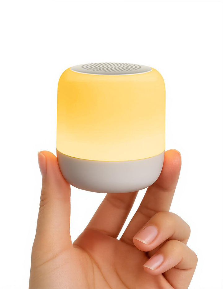 Babelio White Noise Machine Baby - Pocket Glow Verbesserte Nachtlichter mit 9 Farben, 20 nicht wiede