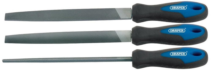 Draper 44963 Feilen-Satz mit Softgrip-Griff, 200 mm, 3-teilig, 200 mm