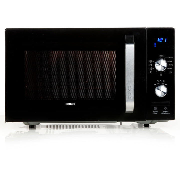 DOMO DO2924 Freistehend Mikrowelle - Defrost Funktion - 5 Leistungsstufen - 8 praktische Programme f