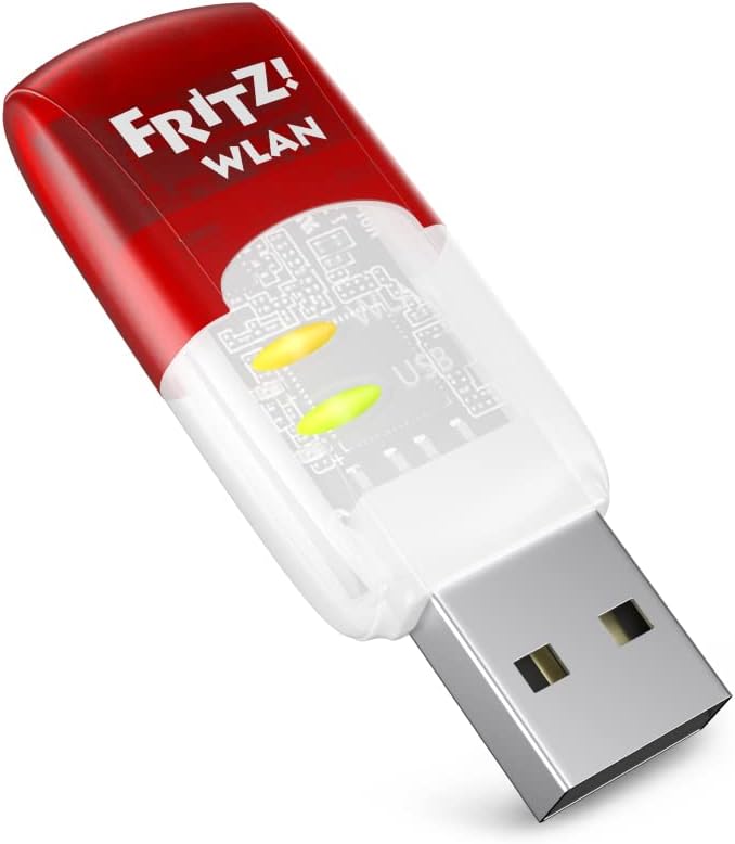 AVM FRITZ!WLAN Stick AC 430 MU-MIMO (bis zu 433 MBit/s, Dualband-WLAN für 2,4-GHz- oder 5-GHz-Verbin