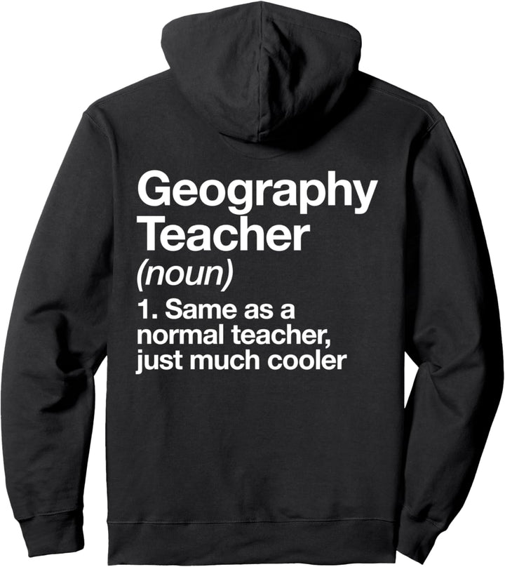 Geographie Lehrer Definition Lustige Schule Pullover Hoodie