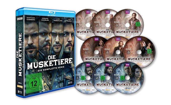 Die Musketiere - Die komplette Serie LTD., Blu-ray