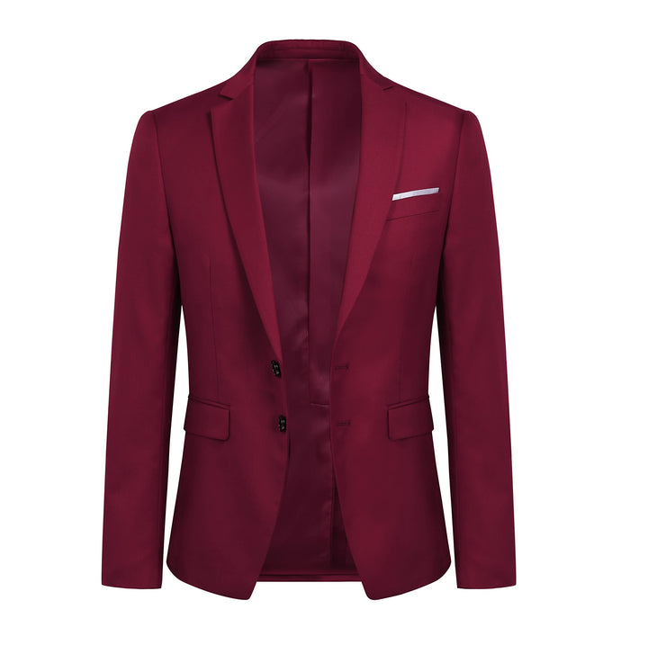 YOUTHUP Herren Sakko Slim Fit Freizeit Modern Anzugjacke für Hochzeit Party Business Abschluss Jacke