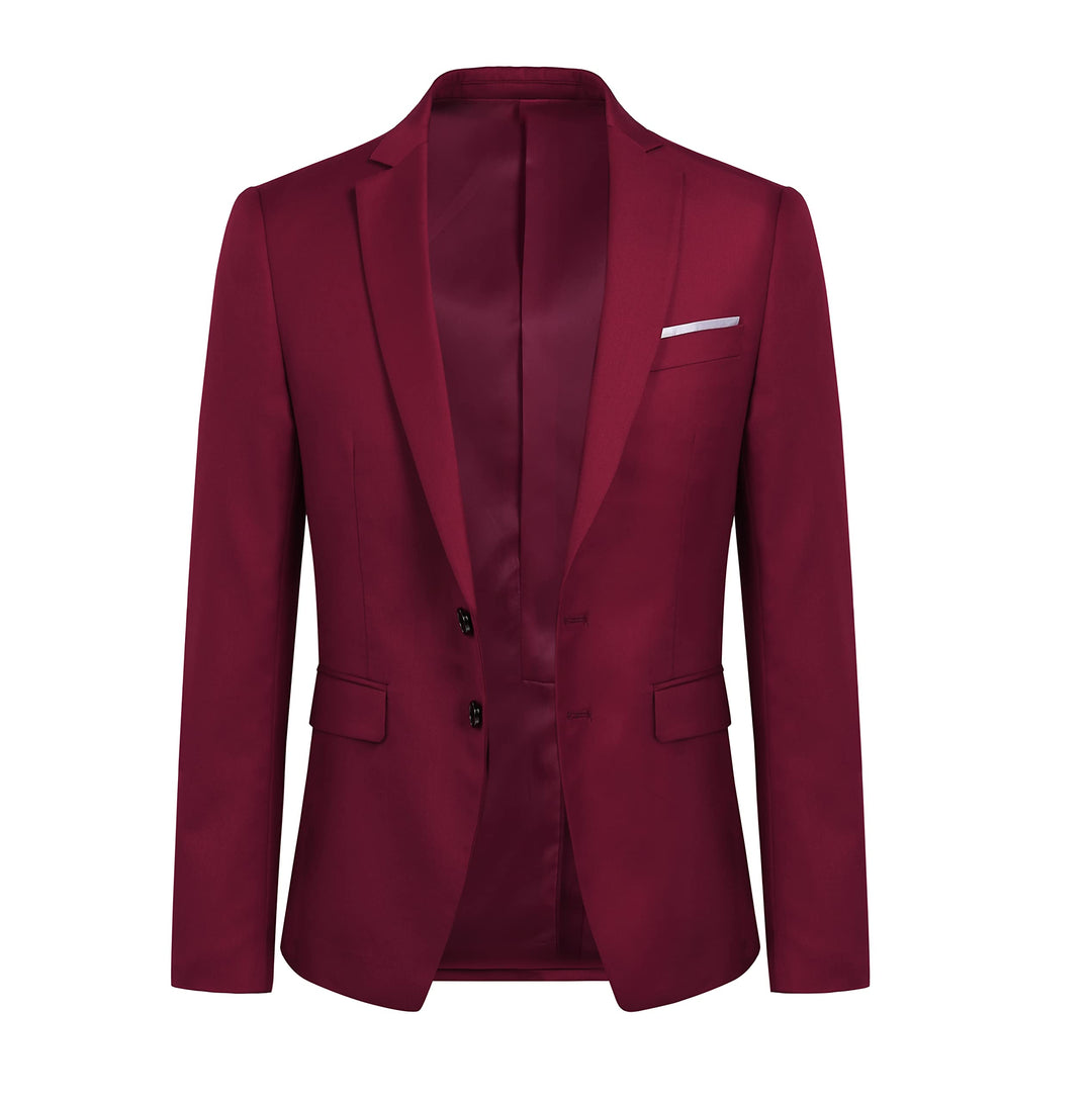 YOUTHUP Herren Sakko Slim Fit Freizeit Modern Anzugjacke für Hochzeit Party Business Abschluss Jacke