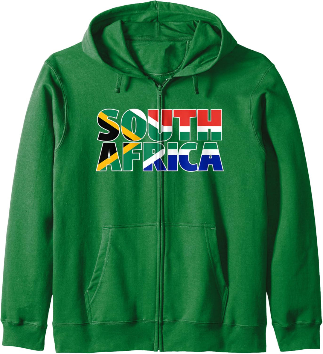 Südafrikanische Flagge Südafrika Wurzeln Kapuzenjacke