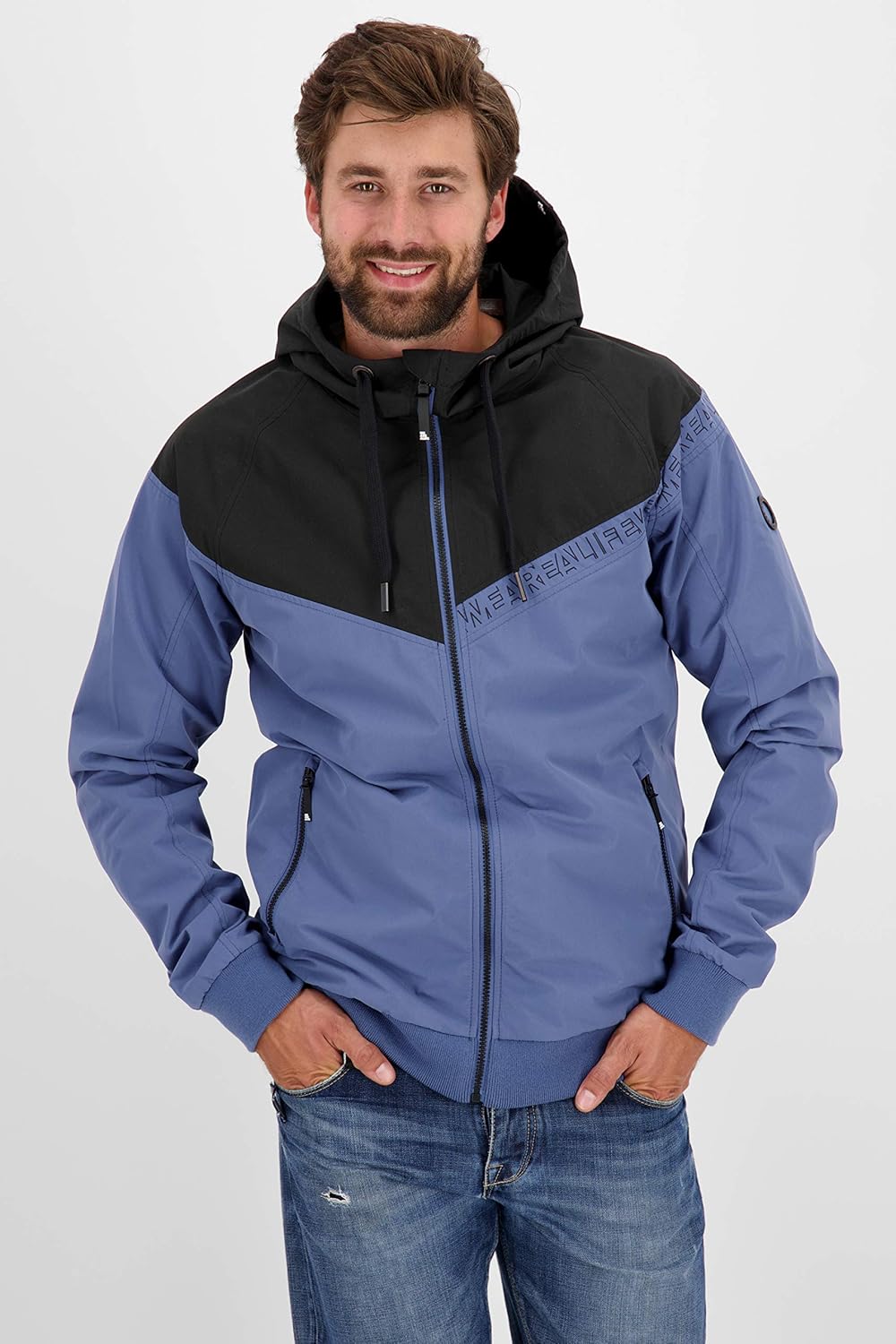 ALIFE and Kickin JackAK Jacket – Herren Übergangsjacke Kurz – Leicht & Winddicht – Ideal für Frühlin