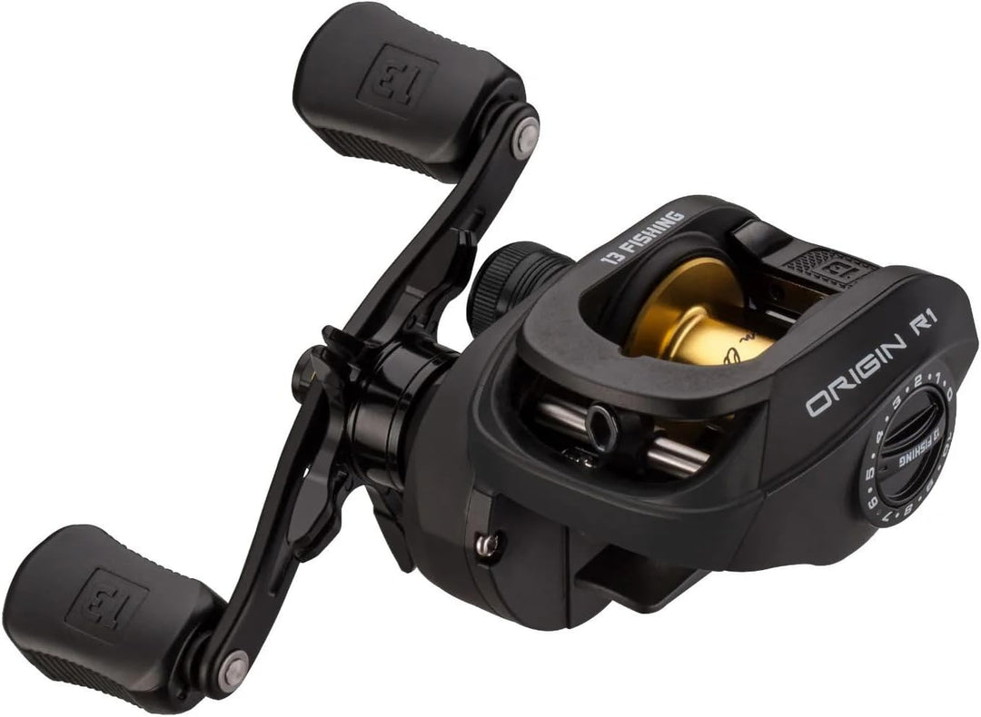 Origin R1 Baitcast-Rollen, 13 Stück 8.1:1 Gear Ratio Linkshänder, 8.1:1 Gear Ratio Linkshänder