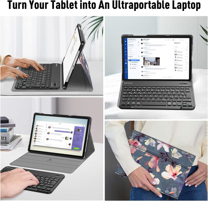 FINTIE Tastatur Hülle für Samsung Galaxy Tab A11+ Plus 11" 2025 / Tab A9+ Plus 11 Zoll 2023 Tablet,