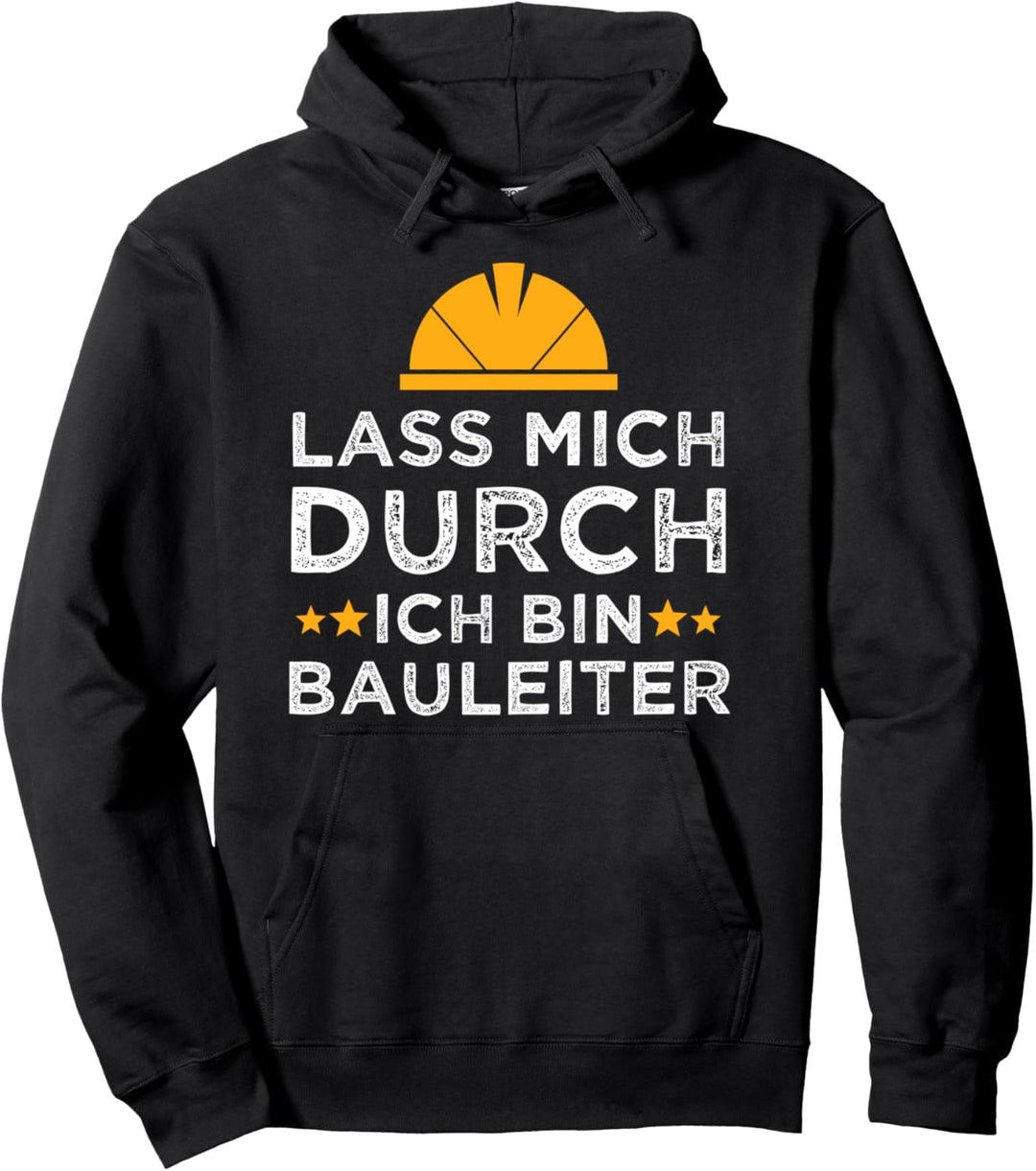 Bauleiter Spruch Handwerker Hausbau Baustelle Geschenk Pullover Hoodie