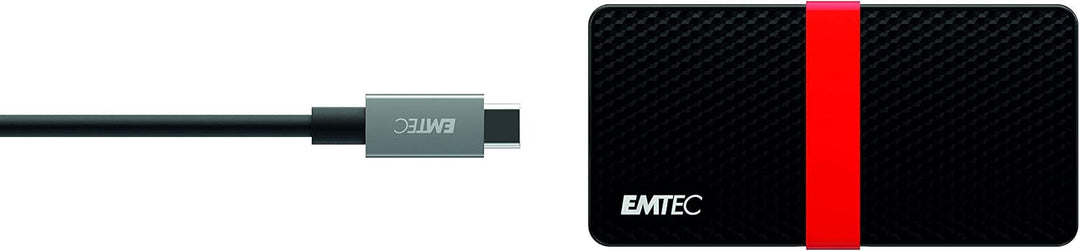 Emtec SSD 3.1 Gen1 x200 512GB Tragbar, schwarz, 512GB