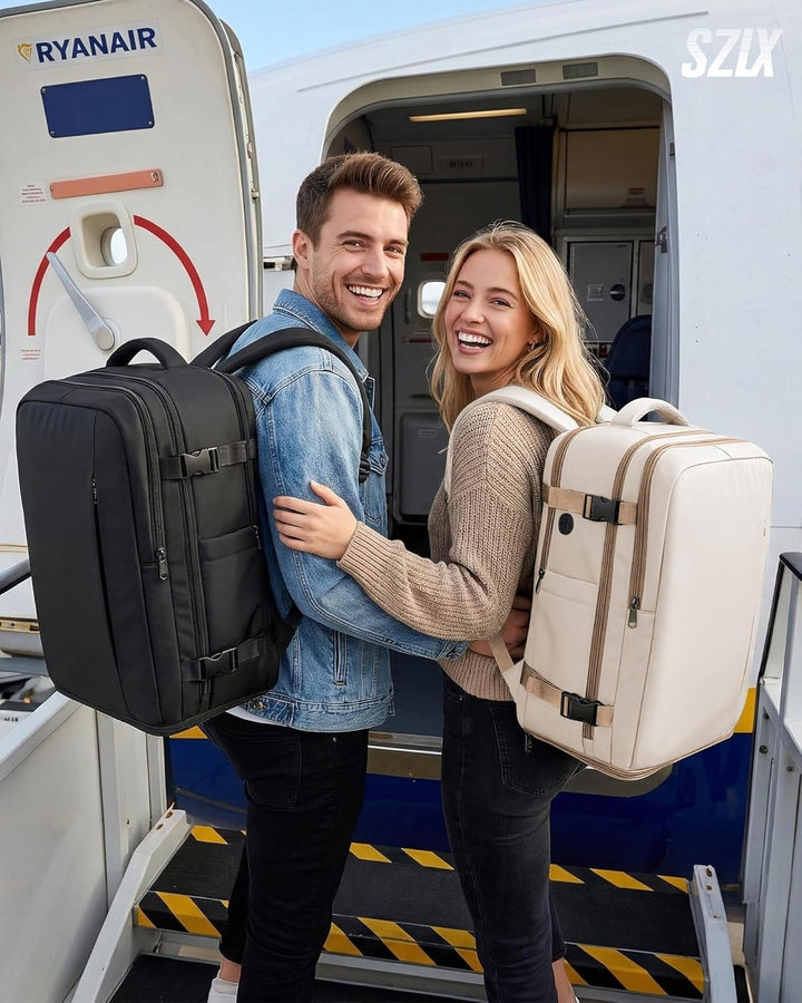 SZLX Rucksack 40x30x20 Wizz air Handgepäck Rucksack für Ryanair Vakuum Reiserucksack Flugzeug Easyje