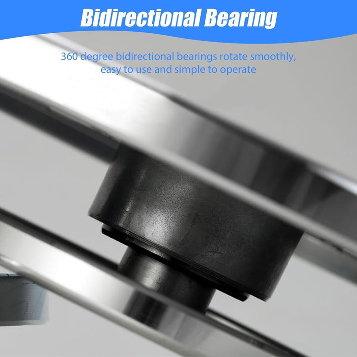 Töpferscheibe, 25cm Aluminium Drehscheibe Craft Clay Drehteller, DIY Tonwerkzeuge Doppelseitige Kuch